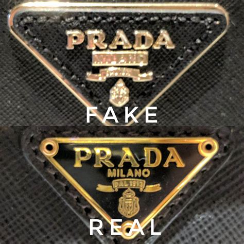 prada ori vs fake|prada logo real or real.